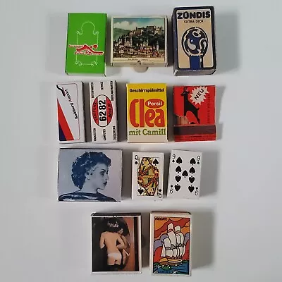 Vintage German Matchboxes Matches Lot Of 12 • $10