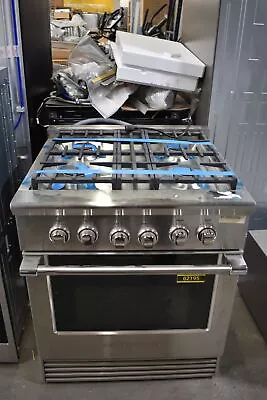 Fisher Paykel RGV2304NN 30  Stainless 4 Burner Natural Gas Pro Range #62195 • $2499