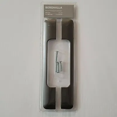 IKEA BERGHALLA Modern Drawer Pull Handles 9 1/4  103.228.54 Set Of 2 BRAND NEW • $8.99