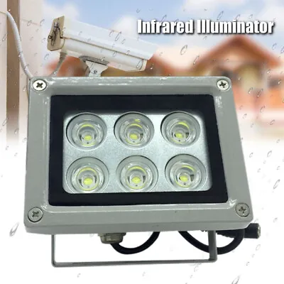 £20.26 • Buy DC 12V 6-LED Infrared IR Illuminator CCTV Security Night Vision Floodlight Light
