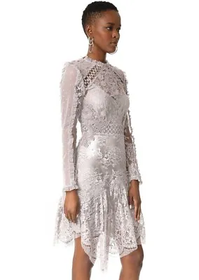 Zimmerman Stranded Appliqué Lace Dress Size 3 BNWT RRP $1850 • $1350