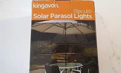 Outdoor Solar Parasol Lights LED 72pc Garden Lights  - Parasol - Pagoda • £12