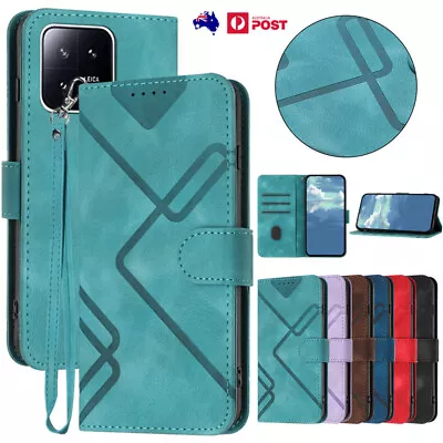 For Xiaomi 13 12T 11 11T 10T Pro Case Magnetic Leather Card Wallet Strap Cover • $12.99