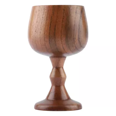 LT Wine Grape Drinking Cups Wood Goblet 150ML Wooden Cup For Kitchen For Home DO • $18.49