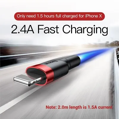Baseus Type C USB Fast Charger Cable Universal Data Cord Lead For IPhone Samsung • £3.99
