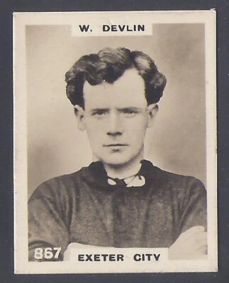 £4.99 • Buy Pinnace Football-pinnace Back-#0867- Exeter City - W. Devlin 