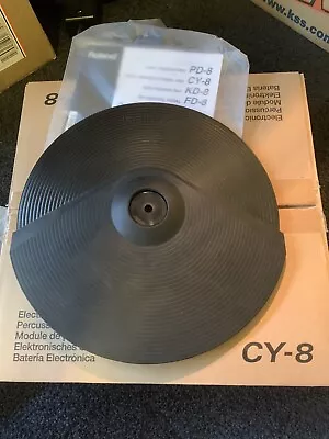 $180 • Buy Roland  CY-8 Dual-Trigger Cymbal Pad