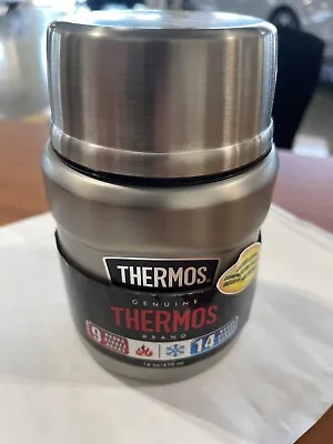 $6.50 • Buy Thermos 16 Oz Stainless King Vacuum Insulated Stainless Steel Food Jar Container