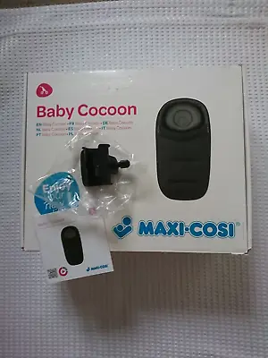 Maxi-cosi Cocoon Nomad Black New Washed Ready To Use&parasol Clip-new • £19.99