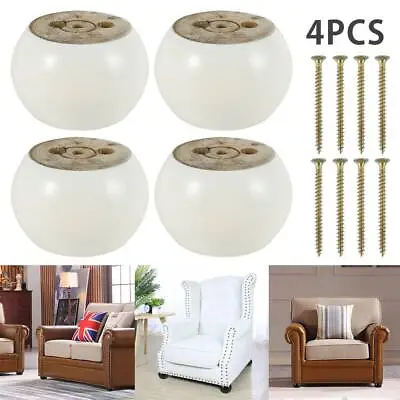 $16.99 • Buy 4X Wooden Furniture Replacement Legs Beds Sofas Feet Pine Cabinet Leg AU Stock▂
