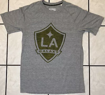 LA Galaxy T-Shirt Men’s MLS Soccer Futbol Gray Size M Adidas • $9