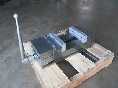 USED Kurt II PT800A 8  Milling Machine Vise With Handle & Hold-Down Clamps • $600