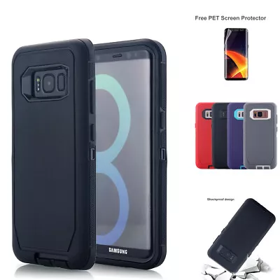 $9.89 • Buy For Samsung Galaxy S8 S8+ Case Heavy Duty Shockproof Cover With Screen Protector