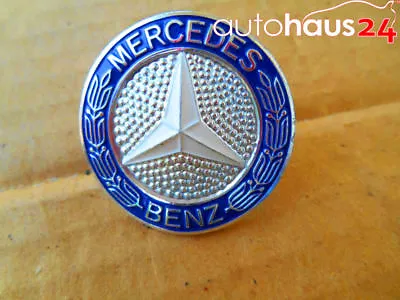 Mercedes Benz Grille Badge Emblem W126 S Class Brass & Enamel Genuine New Oem • $368.37