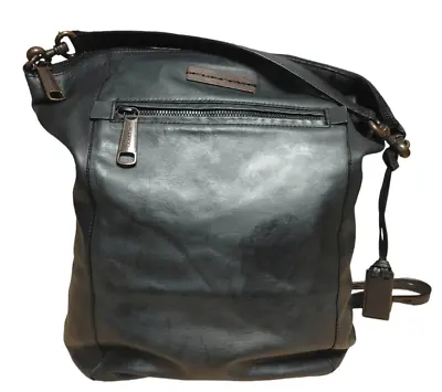 The  Violet  Soft Genuine Leather Satchel/Backpack By Joy Gryson Black • $100