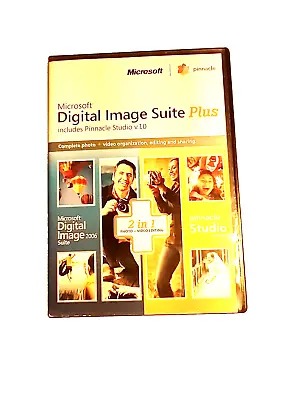 Microsoft Digital Image Suite Plus 2006 W/ Pinnacle Studio V. 10 • $16.99