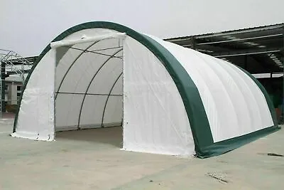 30x40x15 Canvas PE Fabric Tension Storage Hoop Building Shop Shelter Suihe • $3800