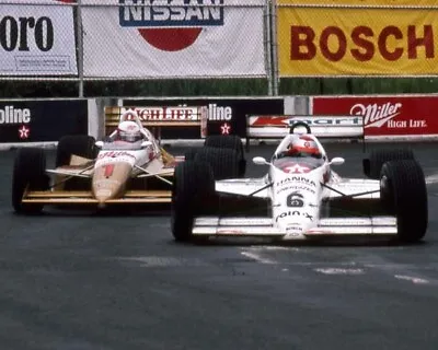 Danny Sullivan & Michael Andretti Indy Cars On Track 8x10 Glossy Photo #4a • $2.99