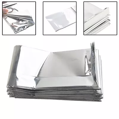 Silver Reflective Mylar Film Foil Sheet For Garden Greenhouse Plant 210*120cm • £6.68