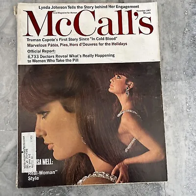 McCall's Magazine November 1967 Truman Capote Marisa Mell Anouk • $7.50
