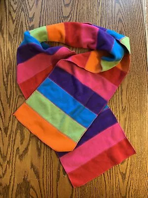 St Johns Bay Multi-Color Scarf / Length- 60in / Width- 10in / 100% Polyester • $11