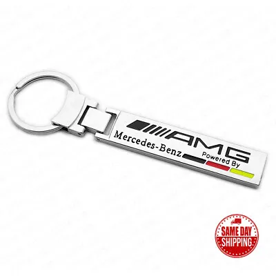 For Mercedes AMG Logo Alloy Car Home Keychain Ring Decoration Gift Emblem Sport • $9.99