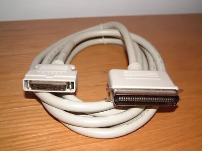 £1.99 • Buy SCSI 2 50 Pin HD50 Male - Centronics C50 CN50 Male External Cable 3m