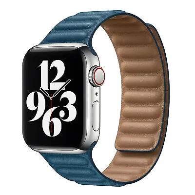 $15.35 • Buy For Apple Watch Series 8 7 6 5 4 SE 321 38/40/41/42/44/45mm Magnetic Band Strap