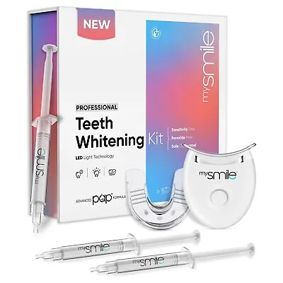 Teeth Whitening Kit With 6xGels - Peroxide Free - Aloe Vera & Chamomile - Vegan • £26.99