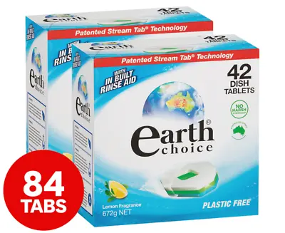 2 X 42pk Earth Choice All In One Dishwasher Tablets • $34.60