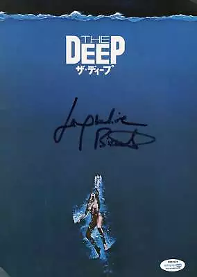 Jacqueline Bisset Signed The Deep Movie Program Book Autographed ACOA • $119.99