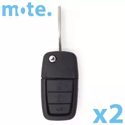 2 X To Suit Holden VE SS SSV SV6 Commodore Flip Key Blank Shell/Case/FOB • $22.60