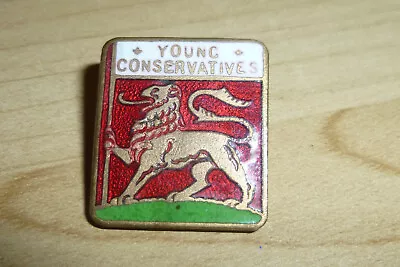 £5 • Buy Vintage Young Conservatives Political Party Members Enamel Badge