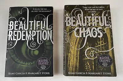 £3 • Buy Beautiful Creatures Series - Beautiful Chaos & Redemption Books - Kami Garcia