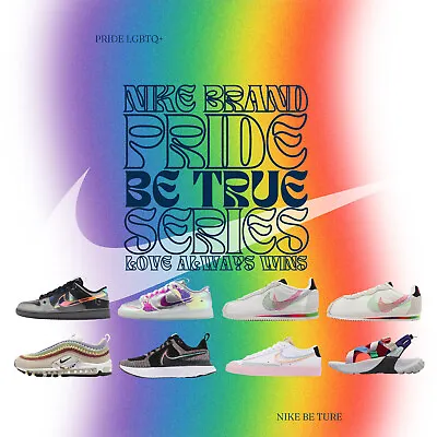 Nike BETRUE Pack Be True LGBTQIA Plus Rainbow Pride Men Women Kids Unisex Pick 1 • $129.80