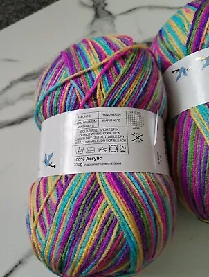 Baby Wool New Arrival Randoms DK Double Knitting Yarn From Jarol 200g Ball 315 • £10.99