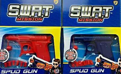 Swat Metal Spud Gun Pistol Great Fun For Kids & Adults Role Playing Toy Gun • £5.99