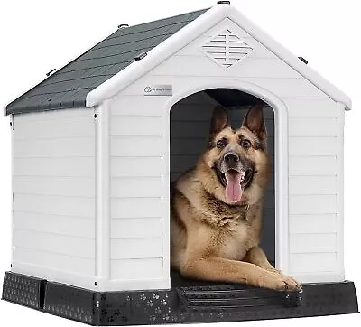 Durable Plastic Large Dog House For Small Medium Large Dogs Assemble • $143.73