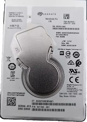 Seagate Barracuda Pro 1TB ST1000LM049 7200RPM 128MB SATA 2.5  HDD Hard Drive 7m • $39