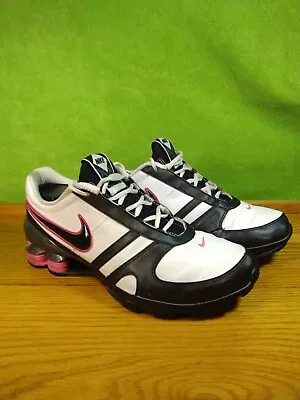 Nike Shox Women's Size 10 Running Sneakers Shoes Athletic Retro Pink 🩷 Rare🔥 • $36.95