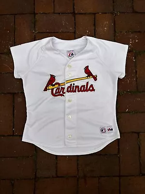 Vintage Women’s Louisville Cardinals Cards Baseball Jersey Made In USA Size M • $5