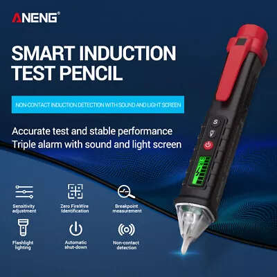 AC DC Voltage Non-Contact Pen Tester Volt Sensitivity Electric Test Pencil Tool • $8.79