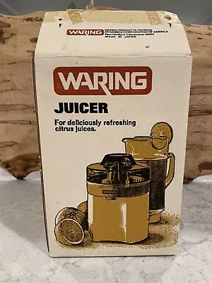 Vintage Waring Automatic Juicer-electric Jc110-8 Almond New Open Box • $39.95