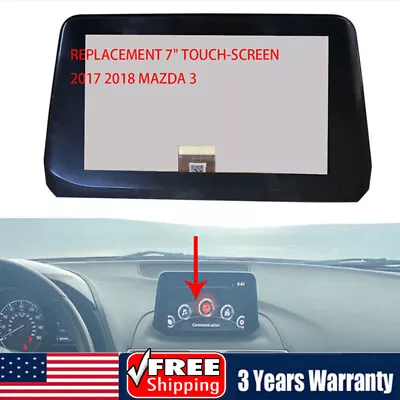 Replacement 7  Touch-screen 17 18 Mazda 3 Gps Navigation Radio Display B61a611j0 • $70.80