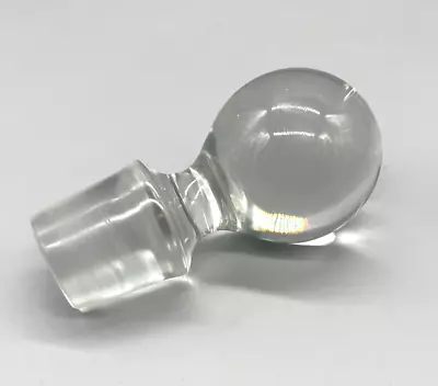 Large Clear Glass Ball Shaped Bottle Decanter Stopper 1  • $12.99