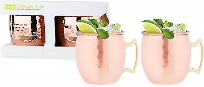 True Moscow Mule Mug Stainless Steel Copper Cups For Moscow Mules Copper Bar • $52.06