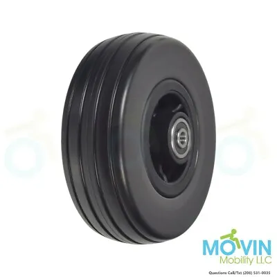 Black Caster Wheel Tire For Pride Quantum Q6 Wheelchair (Edge 2.0 Edge 3) • $49.95