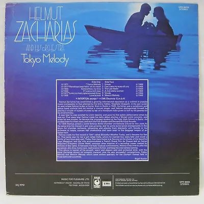 £4.99 • Buy Helmut Zacharias - Tokyo Melody LP Album Vinyl EX To NR Mint