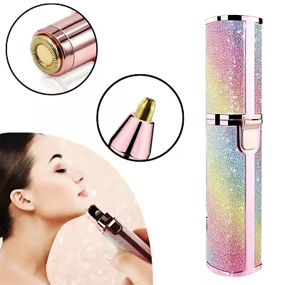 Electric Eyebrow Trimmer 2 In 1 Eyebrow Razor Facial Hair Remover Portable Woman • $15.19