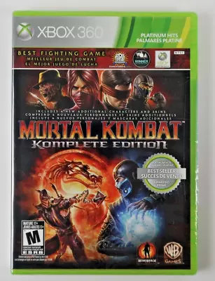 Mortal Kombat Komplete Edition (Microsoft Xbox 360 2012) New Sealed CA NTSC • $99.99